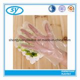 Clear PE Disposable Plastic Gloves for Household and Restaurant