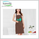 Flower Printing Coffee Color Colored Gift Aprons