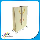 White Kraft Paper Bag with Paper Twist Handle