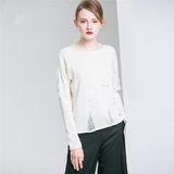 2018 New Ladies Fashion Spring Sweater Wholesale Pullover