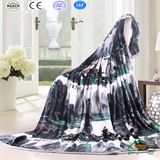 Full Printing Flannel Fleece Thick Winter Blanket