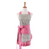 Factory 100% Cotton Hot Fashion Kitchen Cooking Apron High Quality Floral Apron