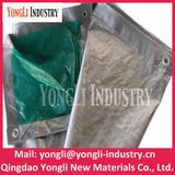 2mx4m Durable High Quality Green Silver PE Tarpaulin