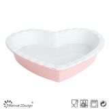 26.3cm Baking Bowl Two Tone in Heart Shape Design
