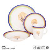 16PCS Handpainted Ceramic Dinner Set Wholesale