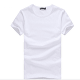 Hot Sale Cheap Customize Logo Cotton Mens Blank Tee Shirt