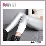 Warm Multicolor PU Leather High Waist Thickening Fleece Leggings