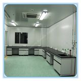 L Shape Corner Steel Frame Skin Care Lab Furniture