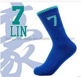 Fancy Comfortable Basketball Men Combed Cotton Socks