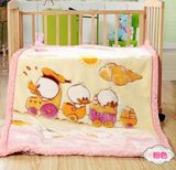 Cheap Promotion Double Layer Flannel Softness Baby Blanket