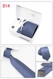 Wholesale Mens Handmade Gift Box 100% Polyester Ties Set (D14/15/17/18)