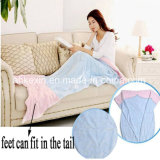 Soft Boa Fabric Mermaid Tail Blanket