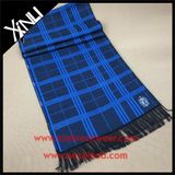 Soft Handfeel Jacquard Woven Viscose Scarf with Tassel