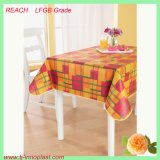 PVC Printed Tablecloth with Flannel Backing (TJ0248)