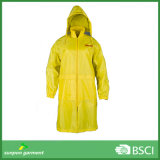 Yellow 100% Waterproof, Breathable, PVC Rain Coat /Raincoat