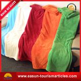 Knitted Mermaid Tail Embroidery Stadium Blanket for Travel