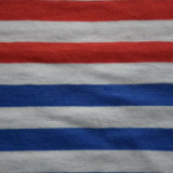 100%Cotton Yarn Dyed Stripe Slub Jersey