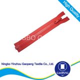 Open/End Plastic Zipper for Clothing/Garment/Shoes/Bag/Case