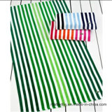 Jacquard Velour Stripe Beach Blanket Beach Towel