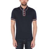 Black Button Slim Men's Fashion Polo Shirt