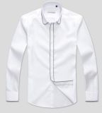 Men's 100%Cotton Twill with Binding Woven Shirts
