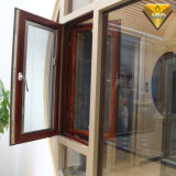 Customized Double Glass Aluminum Casement Window with Mosquito Net