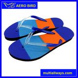 Casual Unisex PE Slippers with Colorful Insole for Beach