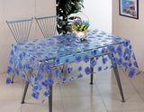 Popular Colors PVC Material Printed Tablecloth Plastic Transparent Designs