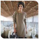 2017 New Design Women's Long Style 100% Cashmere Sweater