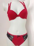 Convenient Halter Bra with Panty Set