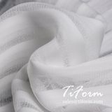 100% Polyester Striped Chiffon Fabric for Ladies' Blouse