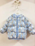 Latest 2017 New Design Cat Print Water Proof Girl Coat Children Jackets