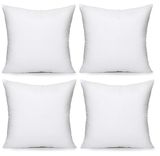 Hypoallergenic Stuffer Pillow Insert Sham Square Form Polyester