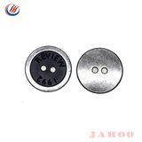 fashion Custom Hanging Anqitue Color Two Holes Metal Zinc Alloy Sewing Button