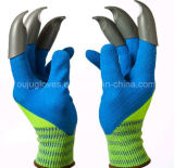 Garden Work Gloves with Claws for Digging and Planting