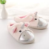 3D Animal Style Winter Plush TPR Slipper