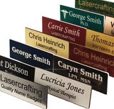 Custom Chrome Engraved Metal Names Logo Badge Tags