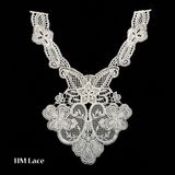 off White Collar Lace Textile Lace for Ladies Polyester Dyeable Lace X033