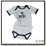 Stripe Printing Baby Wear Envelope Neck Infants Bodysuit