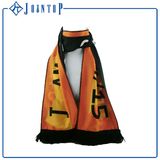 Low MOQ Logo Printed Promotional Woven Fan Scarf