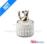 Cute Wedding Gift Squirral Ceramic Jewelry Box