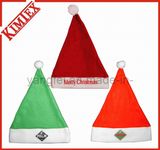 Fleece Embroidery Promotion Decoration Gift Christmas Santa Hat