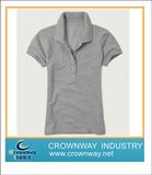 Women's Blank Short-Sleeve Polo Shirt (CW-AWSPS-9)