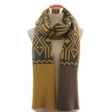 Lady Fashion Acrylic Knitted Jacquard Scarf (YKY4303)