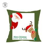 2017 X'mas Home Used Digital Printing Cushion Cover Df-1681