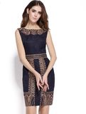 Short Sleeves Sexy Elegant Versatile Cocktail Office Elegant Dress