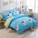 Cartoon Bedding Printed and Brushed Microfiber Polyester Duvet Cover Set