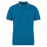 Men's Cotton Pique Polo Shirt with Needlework Logo