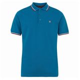 Men's Cotton Pique Polo Shirt with Needlework Logo