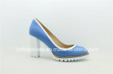 New Style Comfort Square Heel Leather Lady Shoe
